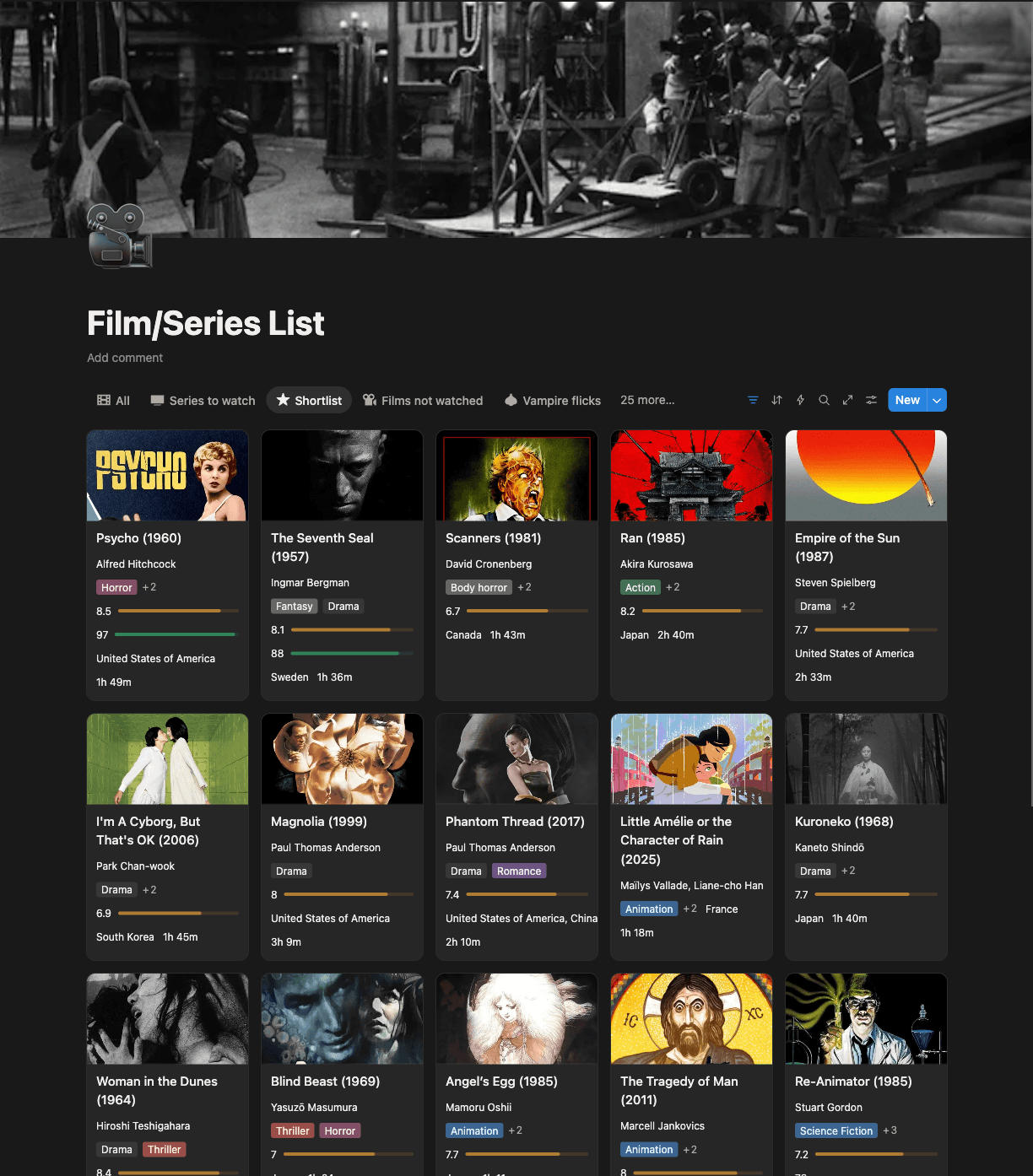 Films & TV Database